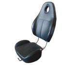 Uniwersalne, skórzane siedzenia wyścigowe Fibglass