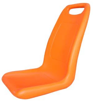 Fotel miejski PP z tworzywa sztucznego z poduszką tkaninową